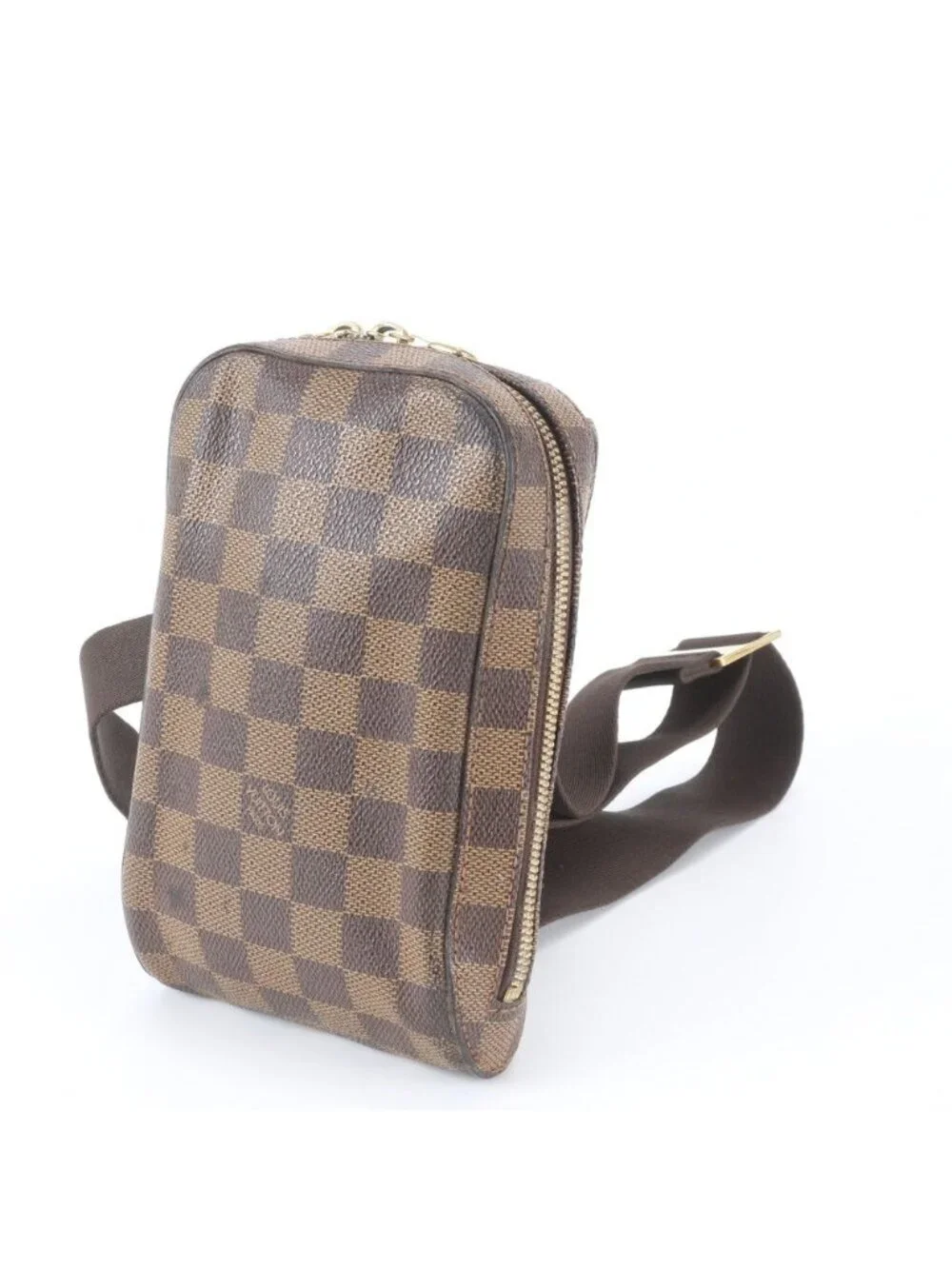 Louis Vuitton Damier Geronimos Leather 2-Way Belt Bag Crossbody Waist Pouch